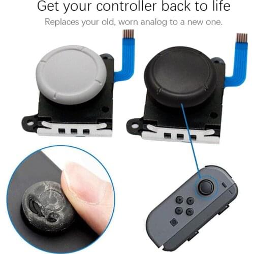 3D Joycon Joystick Thumb Sticks Sensor Replacements Accessories For Nintend Switch Joy Con Controller Housing / Tool Kit