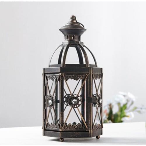 4NQD Decorative Glass Candlesticks