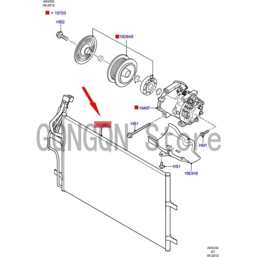 CAR Cooling Net Condenser Assembly For dMo nd eoF oc us Air Conditioning Radiator Water Tank Cooling Net Water Tank Cooler