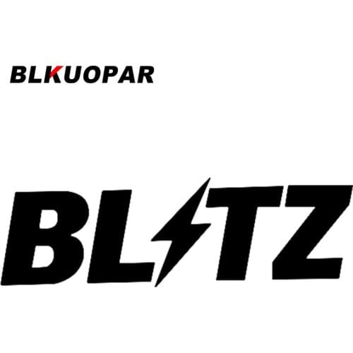 BLKUOPAR for Blitz Car Vinyl Sticker JDM Car Stickers Sunscreen Personality Decals Accessories Refrigerator JTR Material Decor