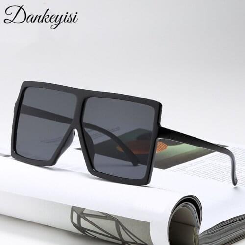 DANKEYISI Big Square Sunglasses Men Women Lady Elegant Sunglasses Outdoor Uv400 Sun Glasses Female Driving Eyewear Oculos De Sol