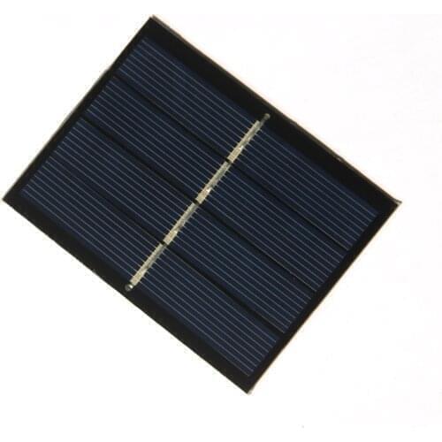 BUHESHUI Polycrystalline Solar Cell 0.65W 2V Solar Panel Charger For 1.5V /1.2V Battery 80*60MM 500PCS
