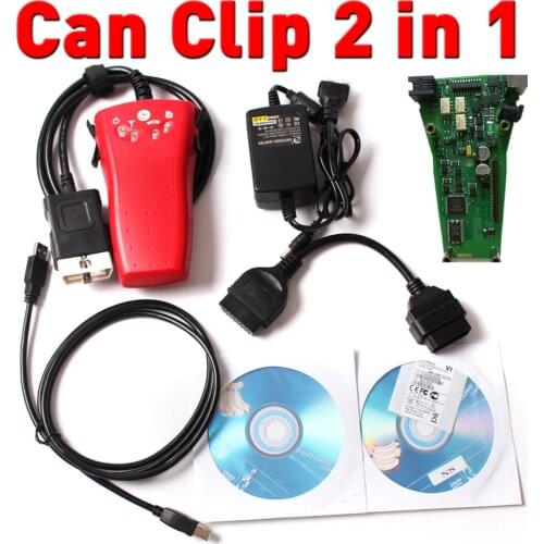 Can Clip V168 2 in1 Consult III Diagnostic Interface for Renault CAN Clip V202 Full Chip Professional Auto Self-diagnostic Tools