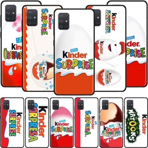 Case for Samsung Galaxy A51 A71 A21s A31 A41 M31 A11 M30s M51 A12 A91 A81 Soft Phone Cover Funda Capa Egg KINDER JOY Surprise