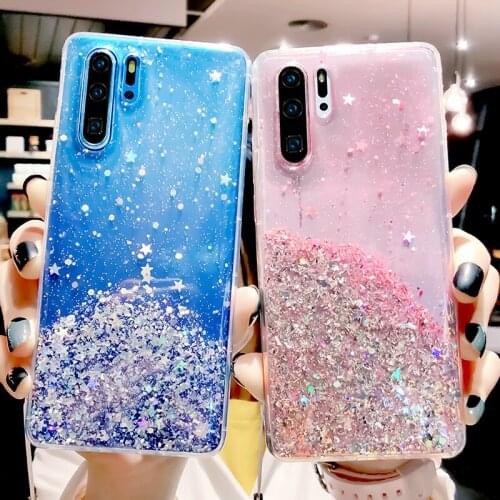 Glitter Case for Huawei Y9 Y6 Y7 Y5 2019 2018 View 30 20 Cover For Huawei Honor 20 10 Lite Pro 9X 8X 8A 7C 7A 8S Play 8C Case