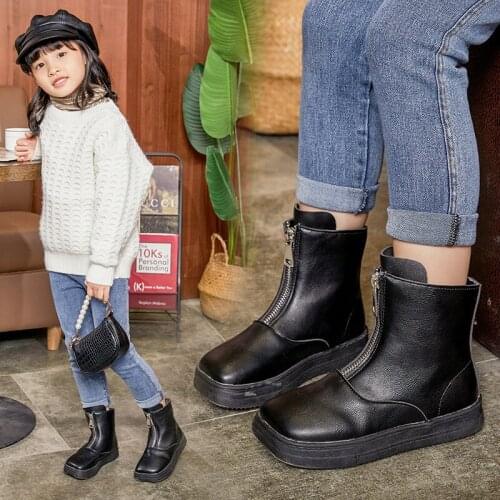 Childrens Short Boots Girls' Korean Martin Boots Girls' Fashion Girls Shoes Baby Boy Shoes Winter Boots for Girls Girl Boots