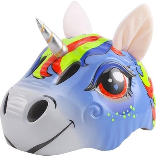 ANPWOO Childrens Cute Cartoon Helmet Bicycle Riding Cute Animal Helmet High Hardness Safety Riding Protective Equipment