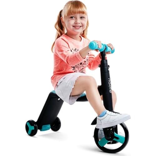 Childrens scooter balanced car tricycle three in one baby stroller scooter yo-yo