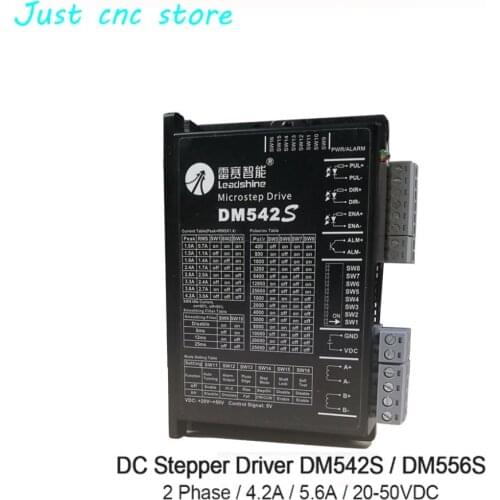 Leadshine stepper motor driver DM542S two Phase Input Voltage 10-30V DC Current 0.5-5.6A Automation machine Use CNC kit