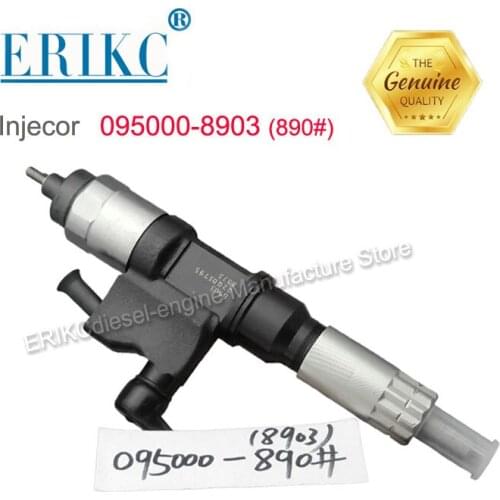 ERIKC 095000-8904 Diesel Injector 8904 Diesel Common Rail Inyector Fuel 8981518373 Spray Nozzle Gun 0950008904