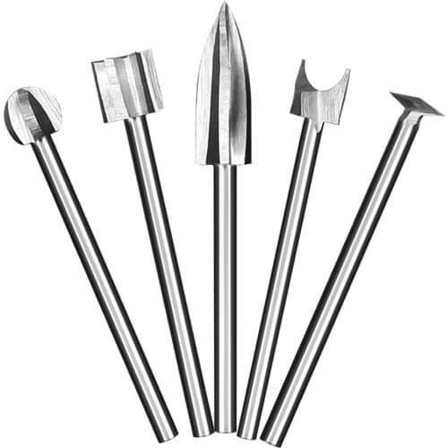 PCSSET Wood Engraving Drill Bit Set 38mm Milling Cutters Steel Sharp Edges Woodworking Drilling Tools Wood Carving sweetie