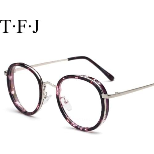 New Transparent Men Women Glasses Round Prescription Spectacles Vintage Optical Eyewear Myopia Silicone Eyeglass Frames