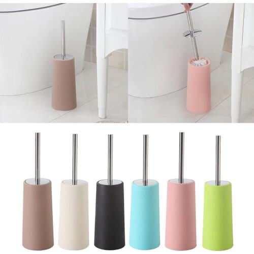 Toilet Brush Long Handle Bathroom Bowl Scrub Cleaning Brush Green