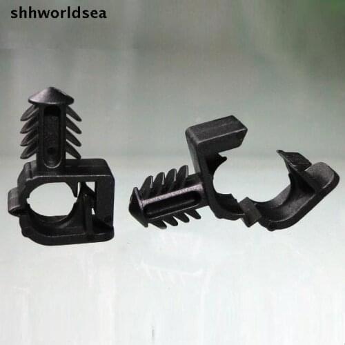 Shhworldsea car plastic clip Single tube clamps for ford