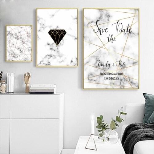 Nordic Abstract Pattern Graphics Canvas Painting Modular Picture Wall Art Posters and Prints for Living Room Home Decoration