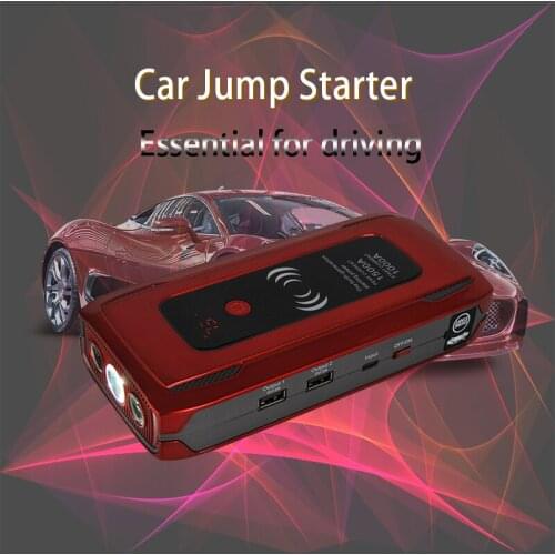 TM30 Power Supply With Clip Diesel and Steam Dual Start 24000mAh 12V 4 Colors Car Emergency Start Dual USB Interface