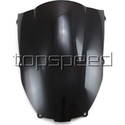 Motorcycle Windshield Windscreen For Kawasaki Ninja ZX6R 2000 2001 2002 Black