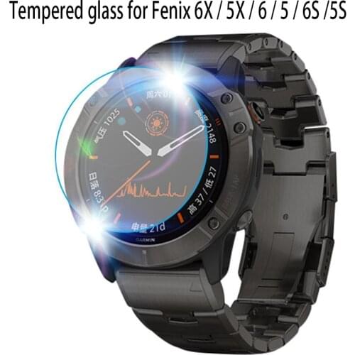 For Garmin Fenix 5X 5 5s plus Tempered Glass For Garmin Fenix 3 Fenix 6X 6 6S pro Screen Protector cover film