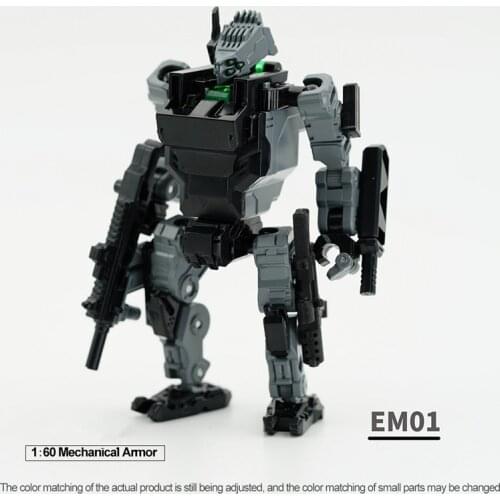 1:60 Mechanical Armor Model Robot Mecha Model Small Particle Building Blocks Educational Toy