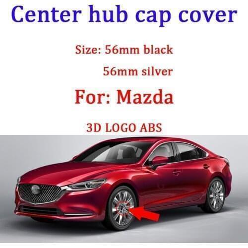 20pcs 56mm 3D Automobile Logo car Wheel Center Caps Rim Hub Covers for Mazda 2 3 4 5 6 CX-3 CX-4 CX-5 CX-7 MX-5 CX-8