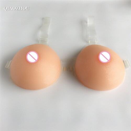 800g C cup shemale realistic silicone artificial breasts with straps crossdresser boobs drop shipping wholsale