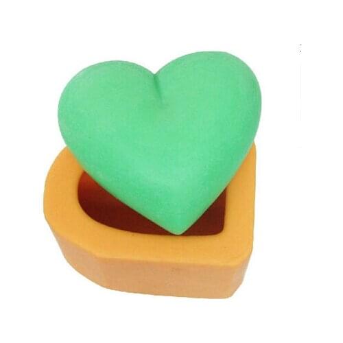 Free shipping heart shape modelling chocolate mold fondant Cake decoration mold for Handmade soap mold Good quality