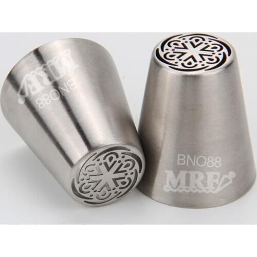 Free Shipping Large Stainless Steel Russian Flower Icing Nozzle Cakes Cupcakes Decorating Piping Frosting Tip #BNO88