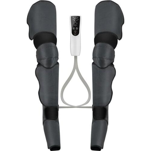 Household air wave leg massager refers to hot compress air pressure massage leg thigh crus foot massager