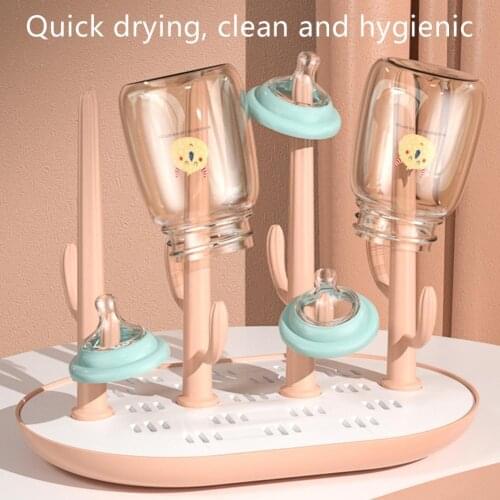 Baby Bottle Dryer Drying Rack Drain Drying Racks Baby Milk Bottles Cleaning Dryer Colander Storage And Bottle Clip