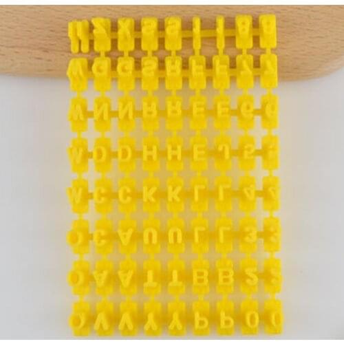 DIY Number Letter Cake Printing Mold Biscuit Alphabet Stamp Embosser Cookie Cutter Kitchen Tools Cake Decorating Tool