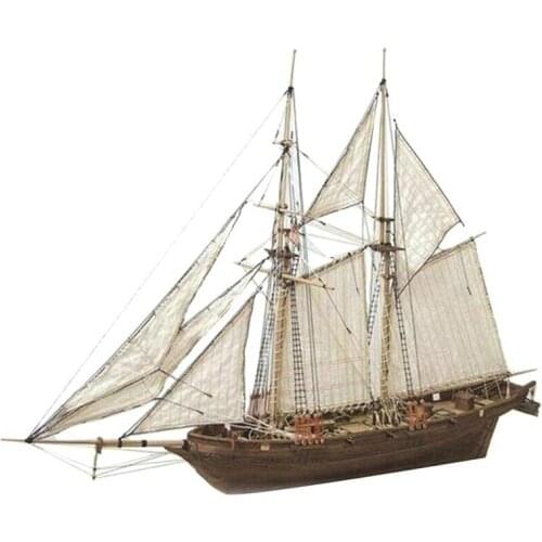 DIY Ship Assembly Model Kits 1/100 Classical Ship Models Sailing Boats Scale Model Decoration Boat Toy for Kids Adults