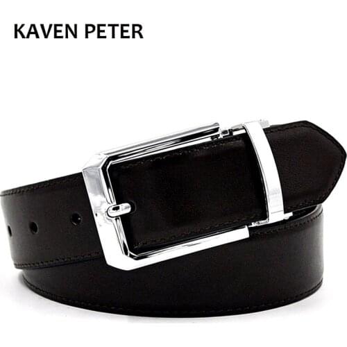 Personalized Leather Black Belt Genuine Leather Trouser Waistband Dark Brown Belt For Men High Quality Best Gift To Father