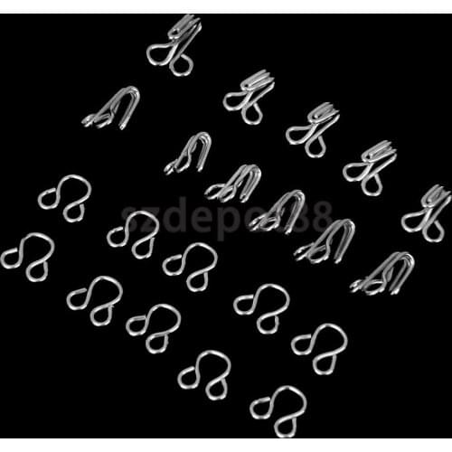 New Arrivals 2015 Bra Hooks and Eyes Clothing Sewing 8mm 10mm Pack of 36 Sets