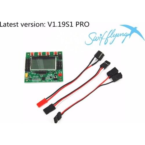Swiftflying KK 2.1.5 LCD Multirotor Flight Control Board KK2.1.5 Newest V1.19S1 Quadcopter KK2 6050MPU 644PA and USBASP