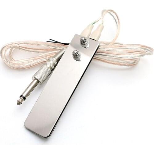 Mini Foot Pedal Switch Controller Tattoo Power Supply Machine Stainless Steel Footswitch & 5ft Clip Cord Tattoo Accessory Tools