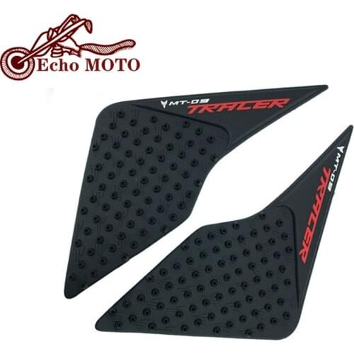 For Yamaha MT09 Tracer mt-09 tracer MT-09 2015-2017 Protector Anti slip Tank Pad Sticker Gas Knee Grip Traction Side 3M Decal