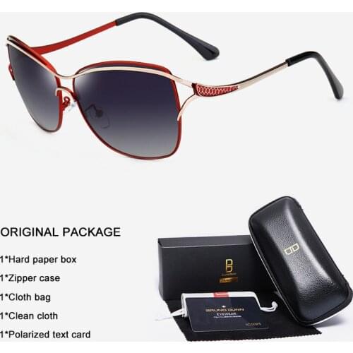 Bruno Dunn Sunglasses Women Polarized 2018 UV400 High Quality Luxury Brand Designer Sun Glasses Female Oculos De Sol lunette
