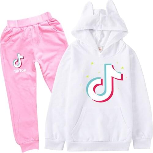 TIK TOK Hoodies Kids Sweatshirts Kids Hooded T Shirt Baby Toddler Girls Coat Kids Clothes Boys Casual Tees Sportswear