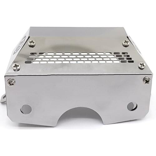 High Quality Metal Gearbox Cover Hood for 1/14 Tamiya Benz Scania RC Tractor Truck Upgrade Parts
