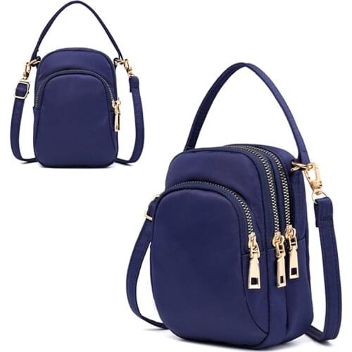 Women Handbags Multi-layer Practical Small Crossbody Shoulder Bags Simple Casual Cell Phone Bags Ladies Girls Coin Purse 2020