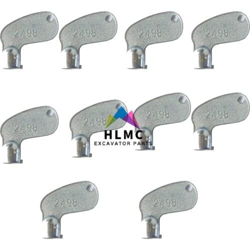 2PCS 2498 Ignition Key for Bomag Kobelco Magnum Morooka Pel-Job TCM
