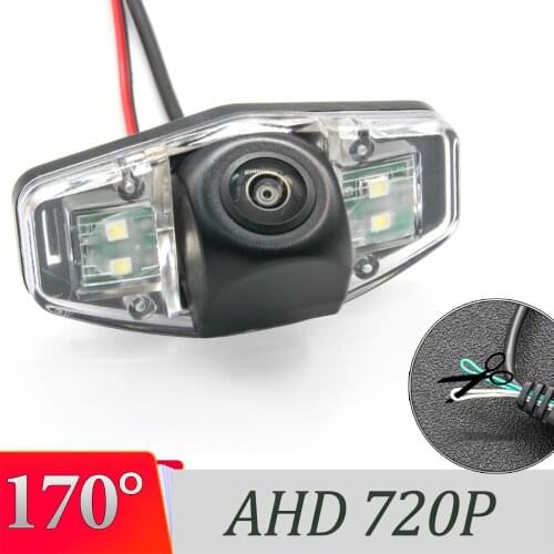 170 Degree AHD 1280*720P Vehicle Rear View Camera For Honda Accord 6 1997-2002/Accord 2008-2017/Civic 2012-2015/Pilot/Acura Car