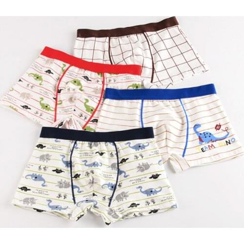 2pcs/lot Children Boys Underwear Boxer Kids Panties Cotton Soft Baby Boys Briefs Boxer Underpants Cartoon