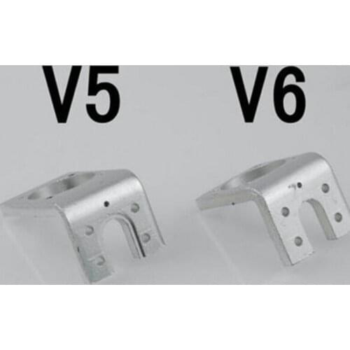 3D printer accessories E3D all metal hot end fixed aluminum plate fan support integrated sand blasting oxidation