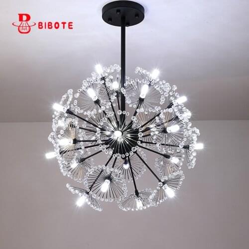 BIBOTE Crystal Pendant Lights