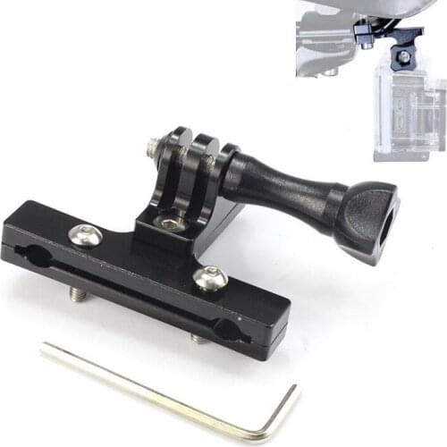 CNC Aluminum Alloy Cycling Mount Holder Bike Saddle Base Adaptor for Gopro Hero 5 6 7 8 9 SJcam DJI OSMO Action Cameras