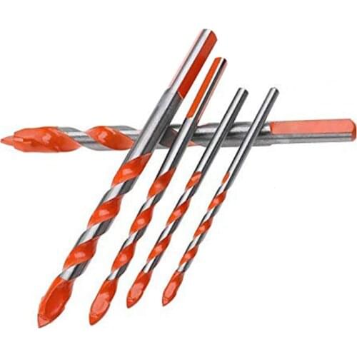 Electric Tools Center Drill Hammer Concrete Ceramic Tile Metal Drill Bit Round Shank 6mm-12mm DIY Wall Hole Saw Drilling