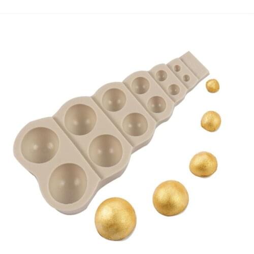 Pearl Sugarcraft Circle Silicone Mold Fondant Cake Decorating Tools Ball Chocolate Mould DIY Baking Candy Maker Mousse Mould