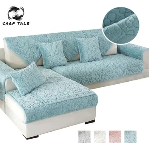 Hot Sale Sofa Cover No Pilling Couch Cover Pet Dog Kids Mat Flannel Polyester Reversible Sofa Covers Protector for Living Room