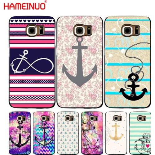 HAMEINUO Anchor Colorful cell phone case cover for Samsung Galaxy A3 A310 A5 A510 A7 A8 A9 2016 2017 2018
